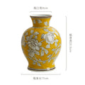 Axyaa Blue & White Porcelain Pomegranate Vase - High-end Ceramic Home Decor