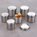 Axyaa Stainless Steel Tea Container with Sealed Lid - Food Storage Tank