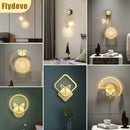 Axyaa Nordic Butterfly Wall Lamp LED Lighting for Restaurant Bedroom Home Decor