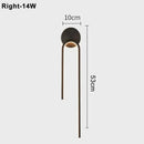 Axyaa LED Wall Lights: Modern Indoor Lighting for Living Room Bedroom, Background Sconces Lamp
