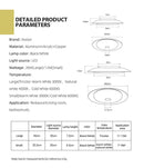 Axyaa LED Ceiling Light: Modern, Waterproof, Soft Lighting for Living Room, Bedroom