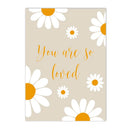 Axyaa Daisy Wildflowers Canvas Art Painting for Nursery Decor