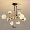 Axyaa Modern LED Chandeliers for Living and Dining Room Lighting