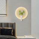 Axyaa Aluminium Ring Wall Lamp 3000K White Black Sconce for Home Deco
