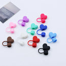 Axyaa Kawaii Heart Silicone Straw Toppers for Stanley Cup, 10mm, Tumbler Accessories