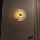 Axyaa LED Alabaster Wall Lamp Indoor Decor for Corridor, Bedroom, and Bedside