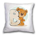 Axyaa Cartoon Bear Pillowcase - Decorative Cushion Cover for Sofa or Children's Room