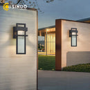Axyaa Matte Black Outdoor Wall Sconces for Garage Garden Entryways