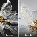 Axyaa Retro Luxury Leaf Chandelier Home Decor - Designer Bedroom Living Dining Room Pendant Light