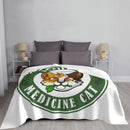 Axyaa Warriors Badge Throw Blanket: Personalized, Cute Plaid Design, Heavy Sofas Blankets