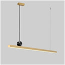 Axyaa LED Chandelier Linear Light Fixture for Dining Room Kitchen Island Living