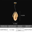 Axyaa Glass Chandelier for Living Dining Room Villa Kitchen Table Indoor Lighting