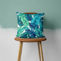Axyaa Green Heart Leaf Pattern Pillowcase - Home Decor Pillow Case
