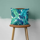 Axyaa Green Heart Leaf Pattern Pillowcase - Home Decor Pillow Case