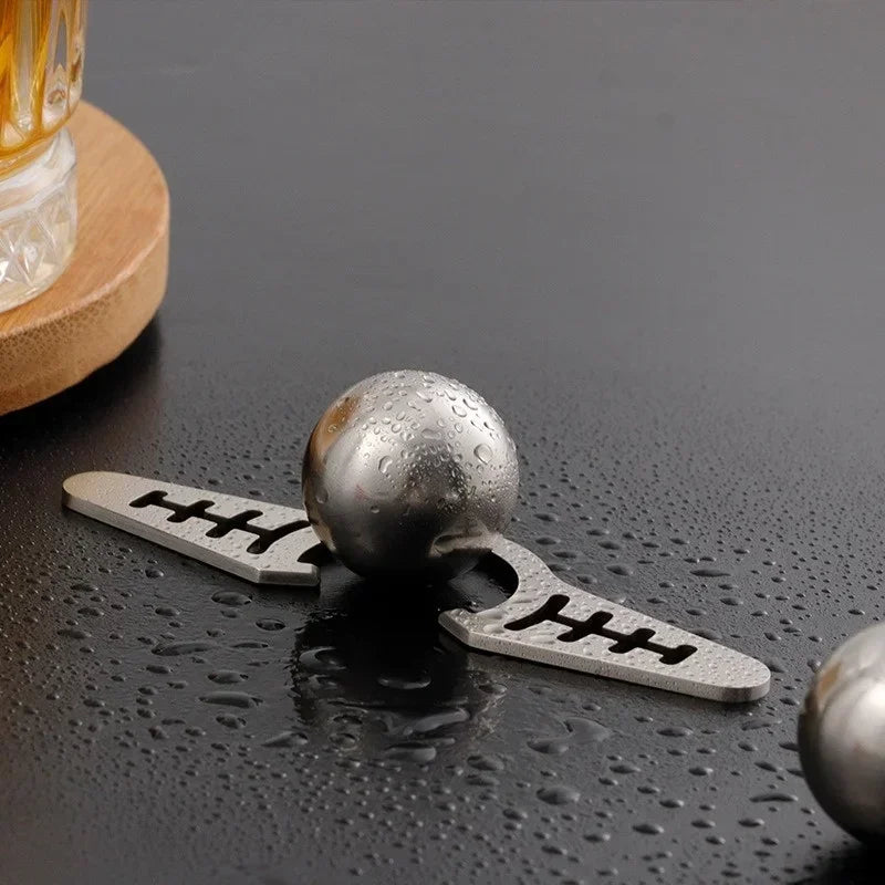 Axyaa Stainless Steel Espresso Ice Ball - Coffee Cooling Flavor Enhancer