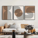 Minimalist Geometry Wall Art Print by Axyaa - Modern Abstract Canvas Painting for Home Decor