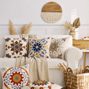 Axyaa Boho Geometric Cotton Cushion Cover - Ethnic-Inspired Home Decor