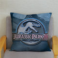 Axyaa Jurassic Park Dinosaur Print Pillow Cover - Super Soft Home Decor Case