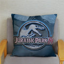 Axyaa Jurassic Park Dinosaur Print Pillow Cover - Super Soft Home Decor Case