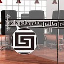 Geometric Pattern Waist Lines Wall Border Stickers by Axyaa