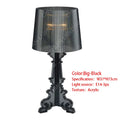 Axyaa Baroque Ghosting Acrylic Desk Lamp for Bedroom Study Room Decor