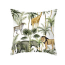 Axyaa Tropical Jungle Animals Pillowcases 45x45 cm Home Decor Sofa Cushion Cover