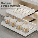 Axyaa Pull Out Cabinet Organizer Metal Stick Slide Kitchen Adjustable Shelves