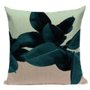 Axyaa Palm Leaves Cushion Cover - Home Decor Accent