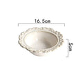 Axyaa French Baroque Vintage Relief Dinner Plate Set.