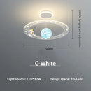 Axyaa Astronaut Starry Sky Pendant Lamp for Children's Room