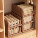 Axyaa Stackable Heavy-Duty Storage Basket for Snacks/Clothes/Toys, Ideal for Living Room/Bedroom