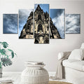 Cologne Cathedral Wall Art Canvas Print by Axyaa - Home Decor Landscape Poster