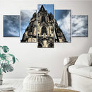 Cologne Cathedral Wall Art Canvas Print by Axyaa - Home Decor Landscape Poster