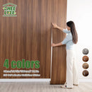 Axyaa Wood Grain Self-Adhesive Wall Sticker Roll, Easy Renovation 40*500cm