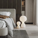 Axyaa Silk Fabric LED Floor Lamp for Bedroom, Living Room, and Hotel Decor