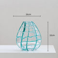 Axyaa Geometric Mesh Glass Vase - Home Decoration Terrarium & Hydroponics
