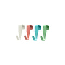 Axyaa Metal Closet Door Hook Rack: Creative Bathroom Organizer Hat Hanger Hook