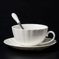 Axyaa Orange Pumpkin Mug & Black tea Cup Set, Bone Ceramic Drinkware Gift