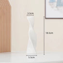 Axyaa Ceramic Geometric Lines Vase Abstract Decorative Ornaments
