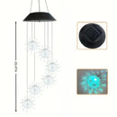 Axyaa Solar Wind Chime: Outdoor Garden Decoration for Romantic Ambiance