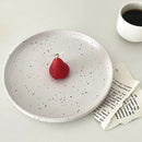 Axya Nordic Ink Splash Plate, Minimalist Jewelry Storage & Breakfast Dessert Plate