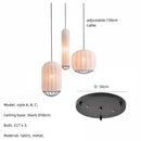 Axyaa Modern Minimalist Fabric Pendant Light - Creative Decorative Art Lamp