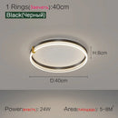 Axyaa Nordic LED Ceiling Lamp: Modern, Creative, and Atmospheric Lighting