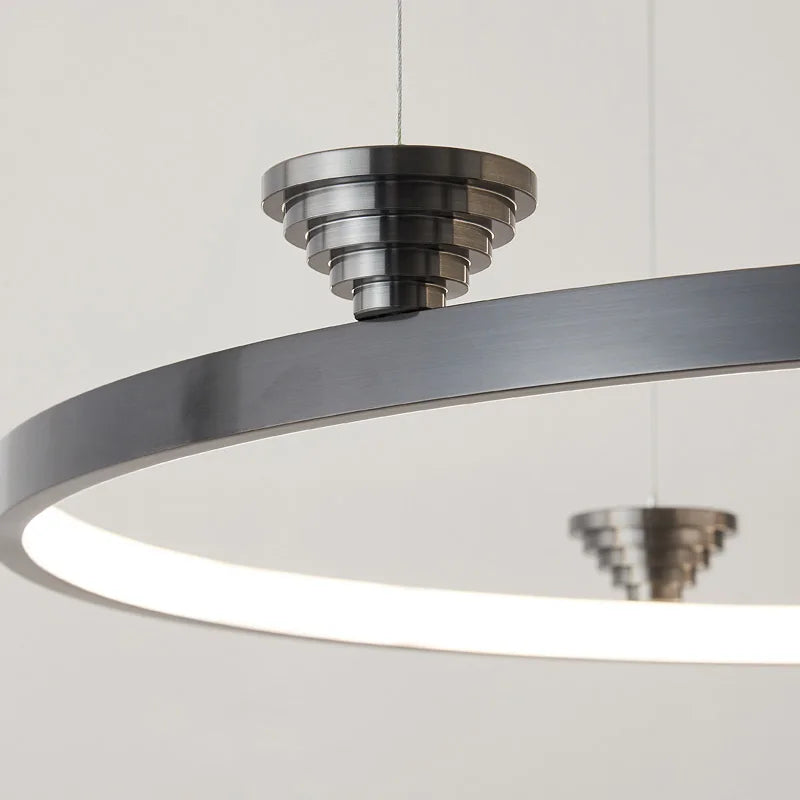 Axyaa Circular All Copper Italian Style LED Pendant Lamp