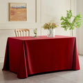 Axyaa Elegant White Long Tablecloth for High-End Conferences