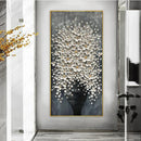 Axyaa Modern LED Flower Canvas Wall Art for Living Room Home Decor