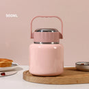Axyaa Stainless Steel Vacuum Flask Stew Beaker, Large Capacity Insulated Lunch Box