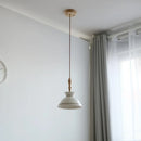 Axyaa Modern Nordic Ceramic Shade LED Hanging Chandelier Pendant Light for Various Spaces