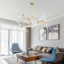 Axyaa Herringbone Branches Pendant Chandelier - Modern Minimalist Nordic Tree Lighting