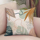 Axyaa Floral Leaf Pattern Cushion Cover for Sofa, Bedroom, Car, and Pillow.